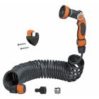 G.F. PLUS Spiraalslangset met wandhouder - 10 meter - GF80007233
