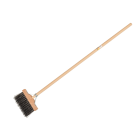 Solide Railbezem - opneembezem 25 cm met 130 cm steel en stokhouder - 1492407