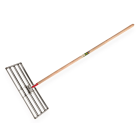 Atlas Egalisatiehark met 150 cm steel - RVS - 80x25 cm - 656100