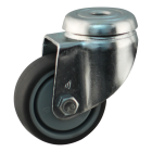 Novio serie 68-60 Zwenkwiel met boutgat bevestiging - Ø50 mm - kogellager - rubber/TPE - 468.506.600.000