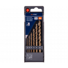 Rotec HSS-Co Spiraalborenset / metaalboren - 6-delig - PVC cassette - 900.1030