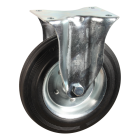 Novio serie 02-15 Bokwiel met plaatbevestiging - Ø200 mm - rollager - rubber/TPE - 302.202.156.000