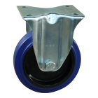 Novio serie 13-15 Bokwiel met plaatbevestiging - Ø100 mm - rollager - rubber/TPE - 313.102.156.000