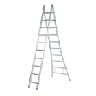 Solide CB10 Reformladder / ladder - 2-delig - 2x10 sporten - open voet - ongecoat
