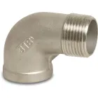 Profec Knie 90° nr.92 - RVS - 16 bar - binnendraad x buitendraad