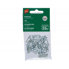 Ellen Tochtstripschroeven verzonken kop - pozidriv (PZ) - 2.6x16 mm - staal verzinkt - 55 stuks - 850100550