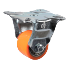 Novio serie 28-32 Bokwiel met plaatbevestiging - Ø35 mm - kogellager - PU/TPE - 328.036.236.025