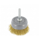 Rotec Komborstel - Ø50 mm - 6 mm - gegolfd messingdraad - 798.0365