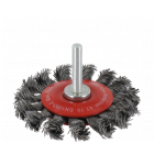 Rotec Rondborstel stift Ø70 mm - Getordeerd staaldraad - 798.0500