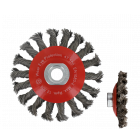 Rotec Kegelborstel - Ø100 mm - M14 - Getordeerd staaldraad - 798.0040