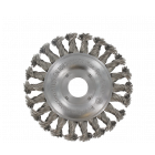 Rotec Rondborstel vlak - 22,2 mm - getordeerd INOX-draad