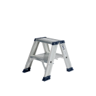 DAS DT2A Hercules ANO Dubbel trapladder - 2x2 sporten - geanodiseerd aluminium