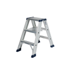 DAS DT3A Hercules ANO Dubbel trapladder - 2x3 sporten - geanodiseerd aluminium