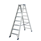 DAS DT8A Hercules ANO Dubbel trapladder - 2x8 sporten - geanodiseerd aluminium