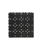 Prosperplast IES40-S411 Easy Square tuintegels 400x400x20 mm - 9 stuks / 1,5 m² - zwart