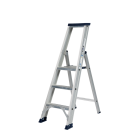 DAS ET3A Hercules ANO Enkele trapladder - 1x3 sporten - geanodiseerd aluminium