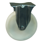 Novio serie 34-15 Bokwiel met plaatbevestiging - Ø100 mm - rollager - kunststof - 334.102.156.035