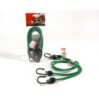 Jumbo Bagagebinder 80 cm - standaard haken - groen - 2 stuks