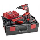 Flex DW 45 18.0-EC M/2.5 set Accu Gipsschroefmachine set met opzetstuk - 2x 18V, 2,5 Ah - koolborstelloos - L-BOXX® - 466.824
