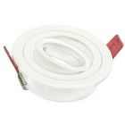 Tronix 148-557 Inbouwspot rond - kantelbaar - wit