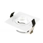 Tronix 148-560 Inbouwspot vierkant - kantelbaar - wit