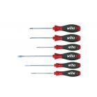 Wiha 302 HK6 01 Schroevendraaierset SoftFinish - assortiment - 6-Delig - 26113