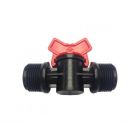 RainBird Druppelslang kogelkraan - 2x 3/4" buitendraad - zwart