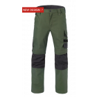 Havep 80229 Werkbroek Attitude - heren - bosbouw groen/ Charcoal grijs