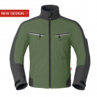 Havep 40145 Softshell Jas - heren - bosbouw groen / charcoal grijs