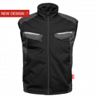 Havep 50184 Softshell bodywarmer - heren - zwart/ charcoal grijs