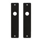 Ami Kortschild tbv loopslot - type 180/41 RH - geperst aluminium zwart - KS BL BE