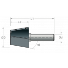 Stehle Hardmetalen Kantenfrees - fasefrees 10° - Ø24 x 45 mm - 50502254