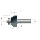 Stehle Hardmetalen Fasefrees met aanlooplager 45° - Ø32 x 56 mm - 58512037