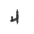GB Verhoogde plaatduim rustica 150x30x5 pen Ø16x35 mm - staal zwart epoxy - 17349372