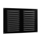 Nedco Schoepenrooster 320x220 mm - aluminium zwart - 629.018.01