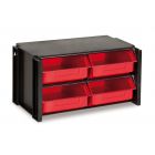 Tayg Stapelbare wandkast met klep - 4 bakken - 304002