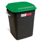 Tayg Afvalcontainer - 50 liter - groen/ zwart - 412035