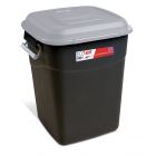 Tayg Afvalcontainer - 50 liter - grijs/ zwart - 412004