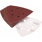 Qblades UN62 Schuurpad driehoek geporforeerd - 93 mm - 10 stuks