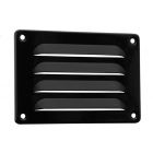 Nedco Schoepenrooster - 130x90 mm - aluminium zwart - 629.002.01