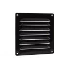 Nedco Schoepenrooster - 160x160 mm - aluminium zwart - 629.003.01