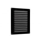 Nedco Schoepenrooster - 200x250 mm - aluminium zwart - 629.008.01