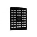 Nedco Schuifrooster - 250x200 mm - aluminium zwart - 635.004.01