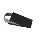 Benson 008009 Rubberen deurstopper wig met RVS greep - 125 mm