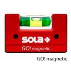 Sola GO! Magnetic mini waterpas - magnetisch - 68x21x42 mm - 01621101