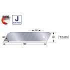 Tajima LCB-62 Endura-Blade™ J reserve afbreekmessen - 22 mm - 10 stuks