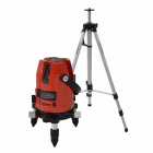 Futech MULTICROSS 5 SD RED kruislijnlaser met statief - Li-Ion - rood - 033.05R-P