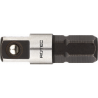 Rotec Adapter 1/4"- C6,3 naar 1/4" 4-kant met kogel - 25 mm - 820.00101