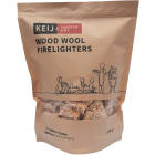  Keij BBQ Aanmaakwokkels - houtwol - 1 kg / ca. 70 stuks