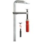Bessey GZ16 Lijmtang geheel staal - 160x80 mm - houten greep - 6.000N